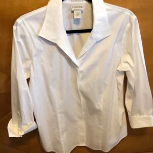 Chico’s non-iron 3/4 sleeve blouse